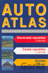 Autoatlas Slovenská republika 1:300 000, Česká republika 1:300 000, Európa 1:800 000