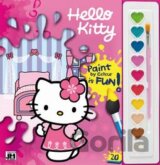 Hello Kitty (omaľovánka s farbami)