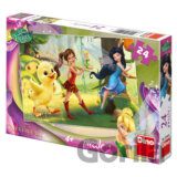 Fairies a kuřátko - puzzle 24 dílků