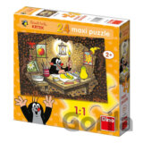 Krteček maluje - Maxi puzzle 24 dílků