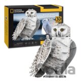 Puzzle 3D Sněžná sova