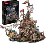 Puzzle 3D Pirátský přístav Tortuga