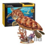 Puzzle 3D Mořská želva