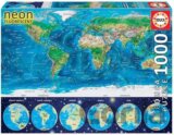 Svítící Mapa světa