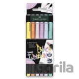 Faber Castell Fixy Black Edition Brush - Pastel 6 ks
