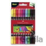 Faber Castell Oboustranné fixy - Neon 10 ks