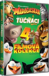 Kolekce: Madagaskar 1-3 + Tučňáci z Madagaskaru (4 DVD)