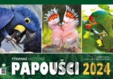 Papoušci týdenní stolní kalendář 2024