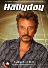 Nástenný kalendár 2024: Johnny Hallyday