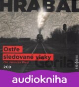 Ostře sledované vlaky - 2 CD (Čte Jaroslav Plesl) (Bohumil Hrabal)