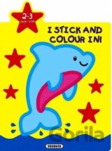 I stick and colour in!  - Dolphin 2-3 year old