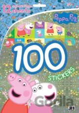 Prasátko Peppa - 100 samolepek s omalovánkovými listy