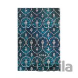 Paperblanks - týždenný diár Blue Velvet 2024