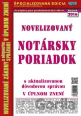 Novelizovaný Notársky poriadok