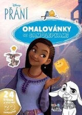 Omalovánky A4 se samolepkami Přání