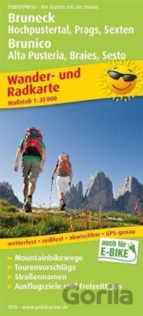 Bruneck, Hochpustertal, Braies, Sesto / Brunico, Alta Pusteria, Braies, Sesto 1:35 000 / turistická a cykloturistická mapa