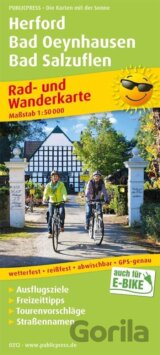 Herford, Bad Oeynhausen, Bad Salzuflen 1:50 000 / cyklistická a turistická mapa