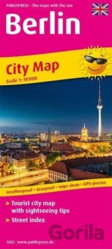 Berlín 1:180 000 / plán města