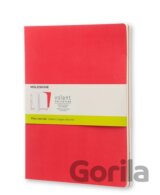 Moleskine - Volant - dva červené zápisníky