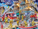 Puzzle MAXI - Hasiči - požár domu/45 dílků