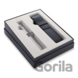 PARKER Kuličkové pero Jotter XL Monochrome St. Steel CT + pouzdro