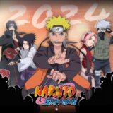 Oficiálny nástenný kalendár 2024 s plagátem Naruto