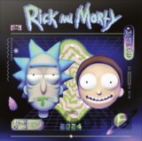 Oficiálny nástenný kalendár Rick and Morty 2024 s plagátom