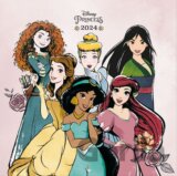 Oficiálny nástenný kalendár Disney 2024 s plagátom: Princezné