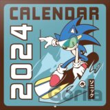 Oficiálny nástenný kalendár 2024 s plagátom Nintendo - Sonic