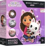 Trefl Wood craft puzzle Gabi's Doll House 50 ks. Gabby a jej mačiatko