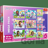 Trefl Puzzle 10v1 - V Gabbyinom svete / Universal Gabby's Dollhouse