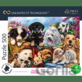 Trefl Puzzle 500 UFT - Leniví psíkovia