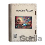 Dřěvěné puzzle/Trippy world A3
