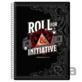 Zápisník Dungeons and Dragons - Roll for Initiative, A4