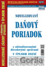 Novelizovaný Daňový poriadok