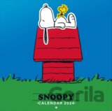 Oficiálny nástenný kalendár 2024 s plagátom Snoopy