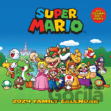 Oficiálny nástenný plánovací kalendár Nintendo 2024: Super Mario