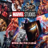 Oficiálny nástenný mini kalendár 2024: Marvel superhrdinovia s plagátom