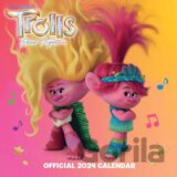 Oficiálny nástenný kalendár 2024 Trollovia 3 s plagátom