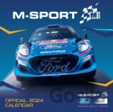 Oficiálny nástenný kalendár 2024 M-Sport Ford World Rally s plagátom