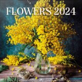 Oficiálny nástenný kalendár 2024 16 mesiacov: Flowers