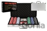 Poker sada 300 ks + karty + kostky v hliníkovém kufříku