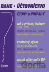 Dane, účtovníctvo 4/2016