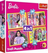 Puzzle Veselý svět Barbie 4v1