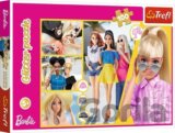Třpytivé puzzle Barbie