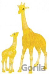 Puzzle 3D Crystal Žirafa s mládětem