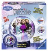 Ľadové kráľovstvo svietiaci puzzleball
