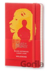 Moleskine - Hra o tróny červený zápisník