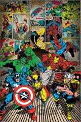 Plagát Marvel Comics: Here Come The Hero