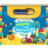 Dinosauři - Čti a vybarvuj Magické vodní omalovánky